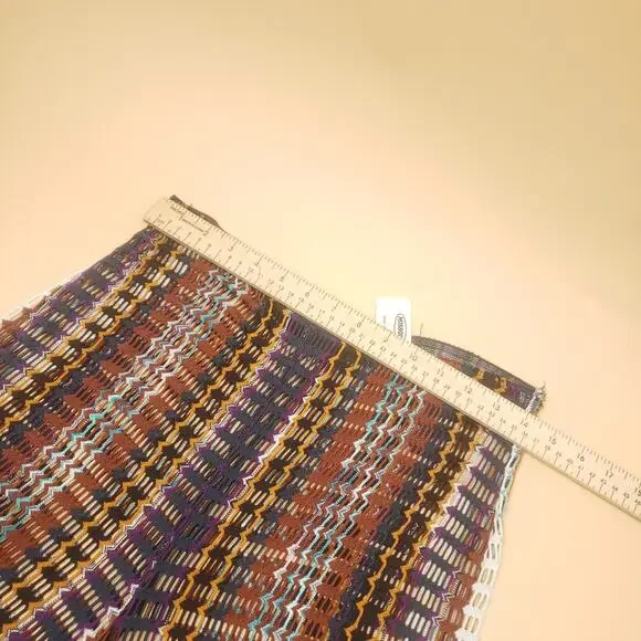 MISSONI Vintage Zig Zag Knit 3-Piece Set Cardigan Maxi Pants Luxury Rare Runway